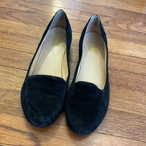 Naturalizer Saban black suede flat